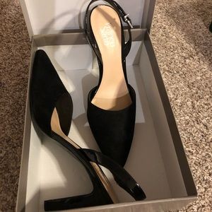 Woman’s sling back black heel